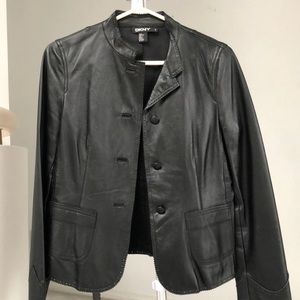 DKNY real leather Jacket